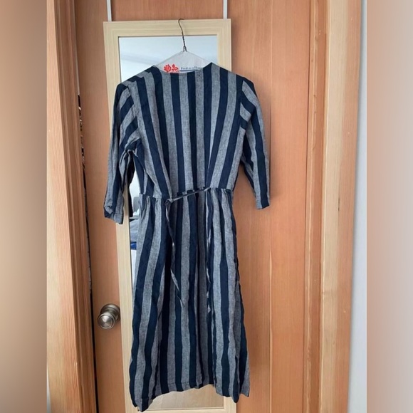 Pyne and smith Charlotte stripe dress no14 - Picture 2 of 3